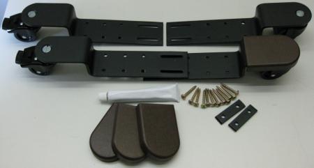 Product image 1 of the product “Safety castors with brake and brown cups ”