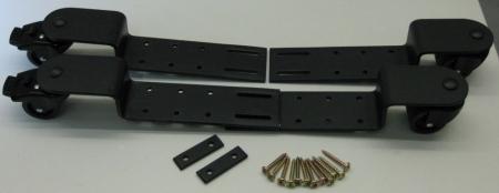 Product image 1 of the product “Safety castors with brake and black primer ”