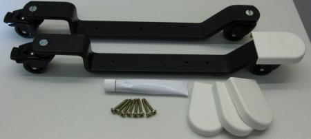 Product image 1 of the product “Safety castors with white cups 320 mm rubber wheels ”