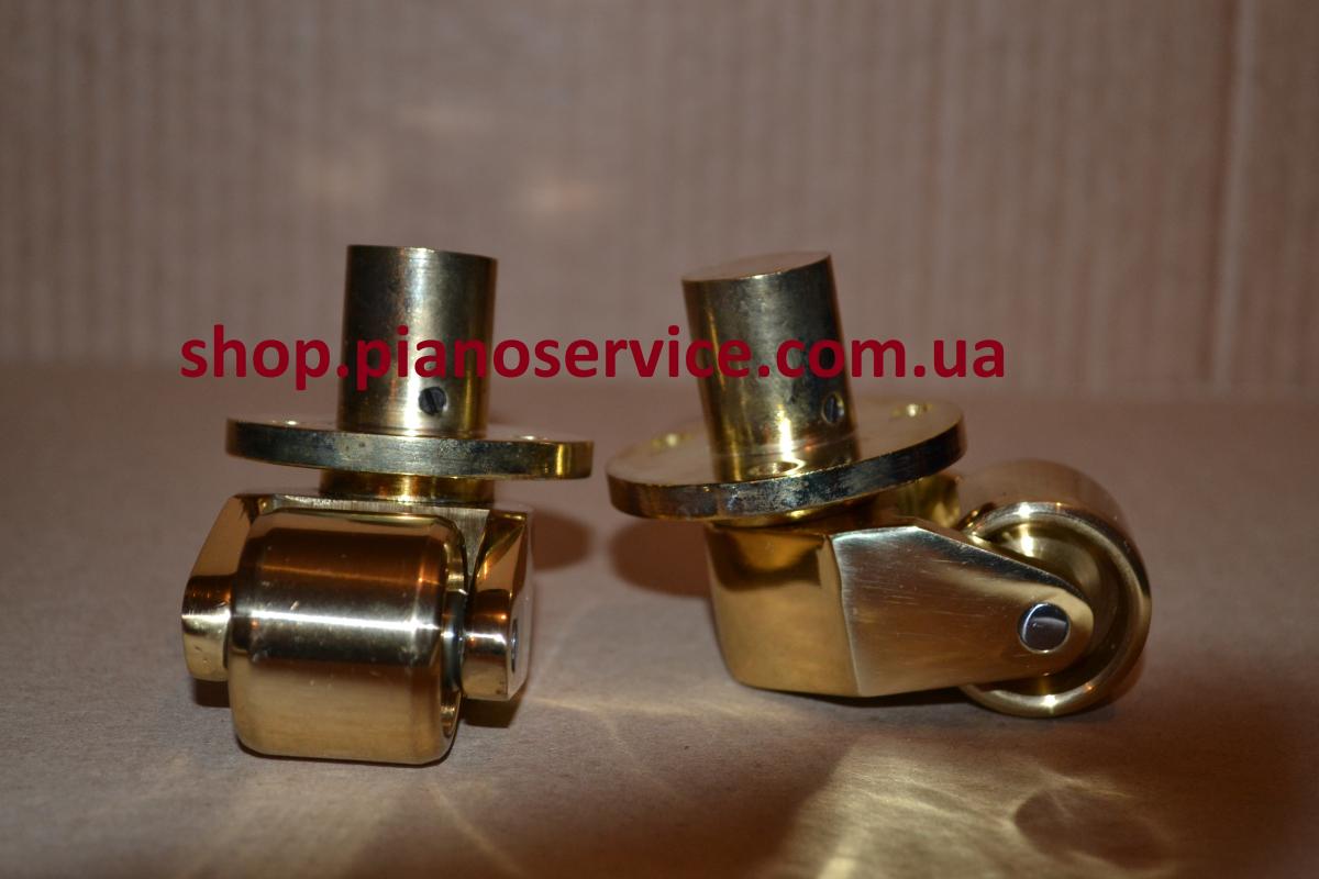 Product image 1 of the product “Brass piano castor with pin ”