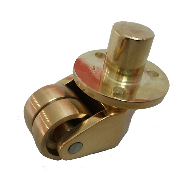 Product image 1 of the product “Brass piano double castor with pin ”