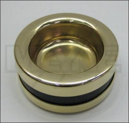 Product image 1 of the product “Castor Cup PIATTINO brass 67,5 mm ”