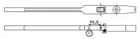 Product image 1 of the product “Hammer shanks  Blüthner / GROTRIAN -single- ”