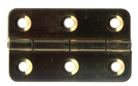 Product image 1 of the product “Piano desk hinges, solid brass, doubble ”