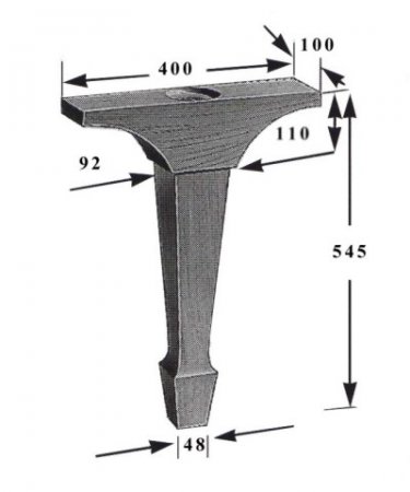 Product image 1 of the product “Grand piano legs ”
