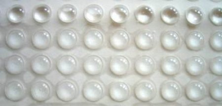 Product image 1 of the product “100 Rubber buttons self adhesive 6,4 Ø x 1,6 mm clear ”