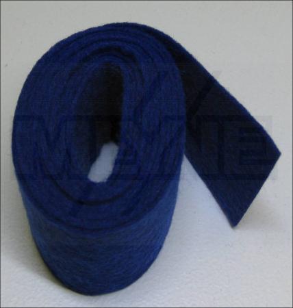 Product image 1 of the product “Half-blow rest felt blue 125 x 4cm ”