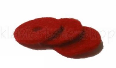 Product image 1 of the product “Balance rail washers felt red 12 x 1 mm set ”