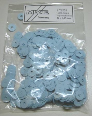 Product image 1 of the product “Balance rail washers paper 12 x 0.25 mm  1000 PCS ”