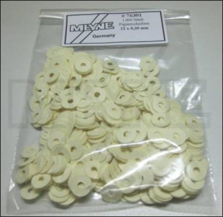 Product image 1 of the product “Balance rail washers paper 12 x 0.30 mm  1000 PCS ”