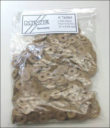 Product image 1 of the product “Balance rail washers paper 12 x 0,50mm 1.000pcs ”