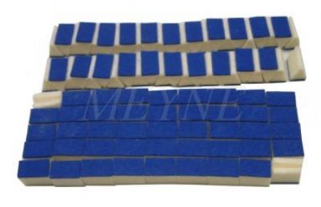 Product image 1 of the product “Piano upright damper felt bass with blue underfelt ”
