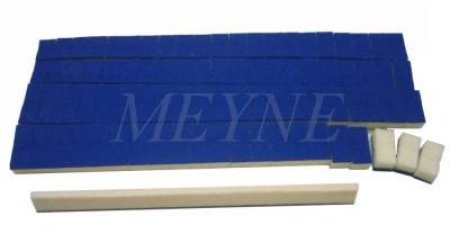 Product image 1 of the product “Grand piano damper felt treble with blue underfelt ”