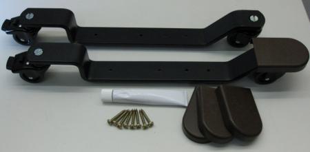 Product image of the product “Safety castors with brown cups 320 mm rubber wheels ”