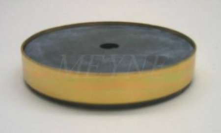Product image of the product “Brass castor cup 87 mm Ø with rubber ”