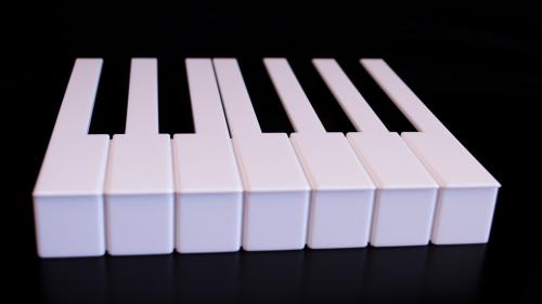 Product image of the product “Key top in octavo plates white ”