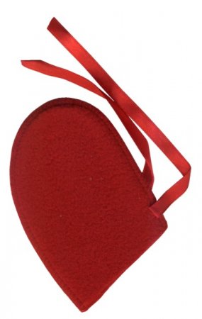 Product image of the product “Red felt oedal cover set of 3 ”