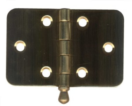 Product image of the product “Top hinges 50 x 40 + 40 mm satin brass ”