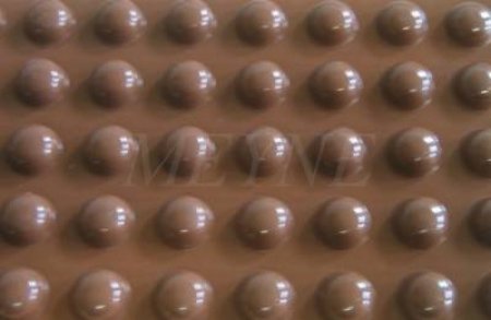 Product image of the product “100 Rubber buttons self adhesive 9,5 Ø x 4,8 mm brown ”