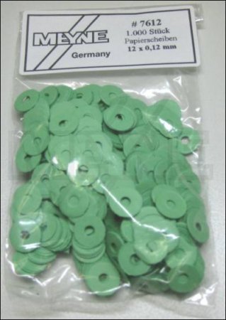 Product image of the product “ Balance rail washers paper 12 x 0,12 mm 1.000 pcs ”