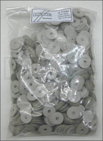 Product image of the product “Front rail washers paper 22 x 1,50mm 1.000pcs ”