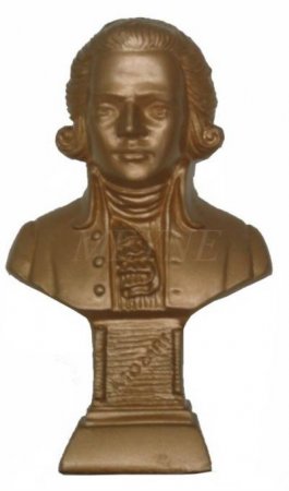 Product image of the product “Mozart  - 12 cm Alabaster bronzed ”