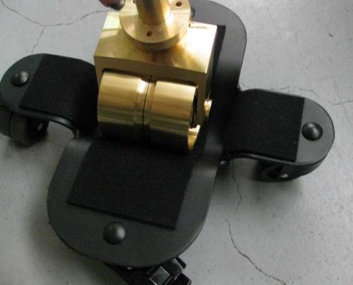 Product image of the product “Grand leg castor brackets with brake + rubber ”