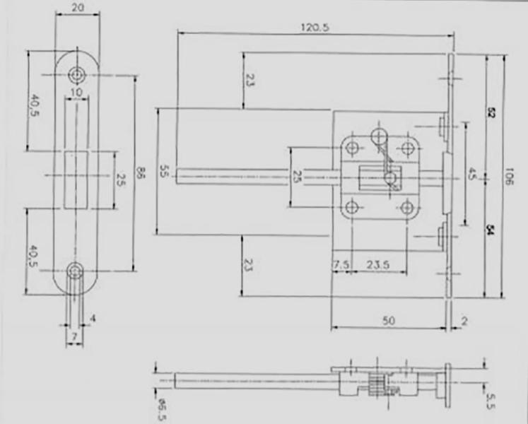 Product image of the product “Grand piano lock ”