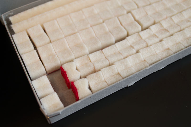 Product image of the product “Piano- upright damper felt treble ”
